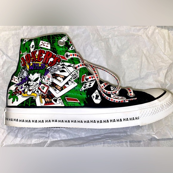 Converse Joker’s Wild DC X Converse Limited Edition High Tops Unisex - Picture 2 of 8